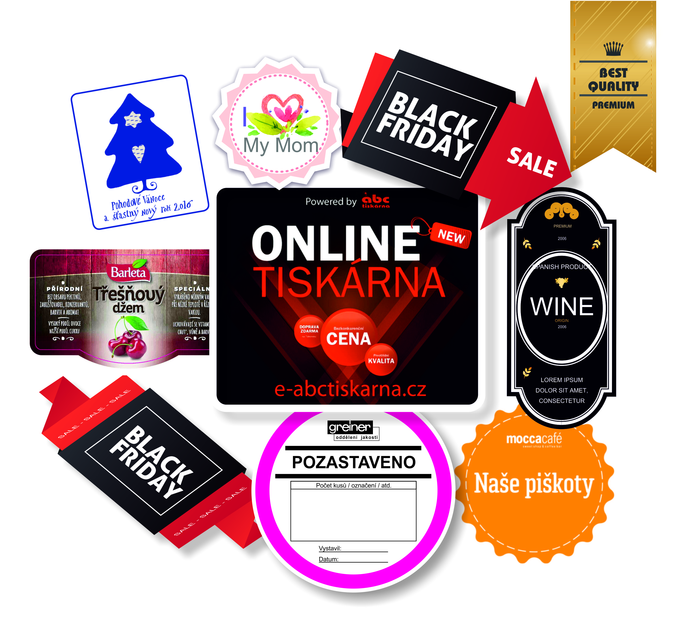 Tisk samolepek online přináší řadu výhod